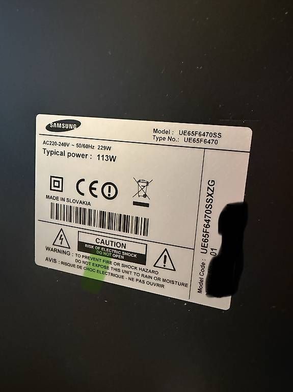 Samsung Appareils TV: Samsung 65" 3D TV – D'occasion à Zürich par Beji01 3