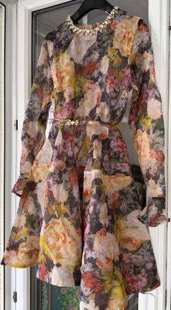 Wunderschönes Kleid Leinen mix NEU