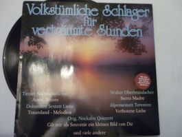 Schallplatte Volkstümliche Schlager