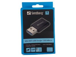 SANDBERG Mini WiFi USB Dongle 1300 Mbit/s