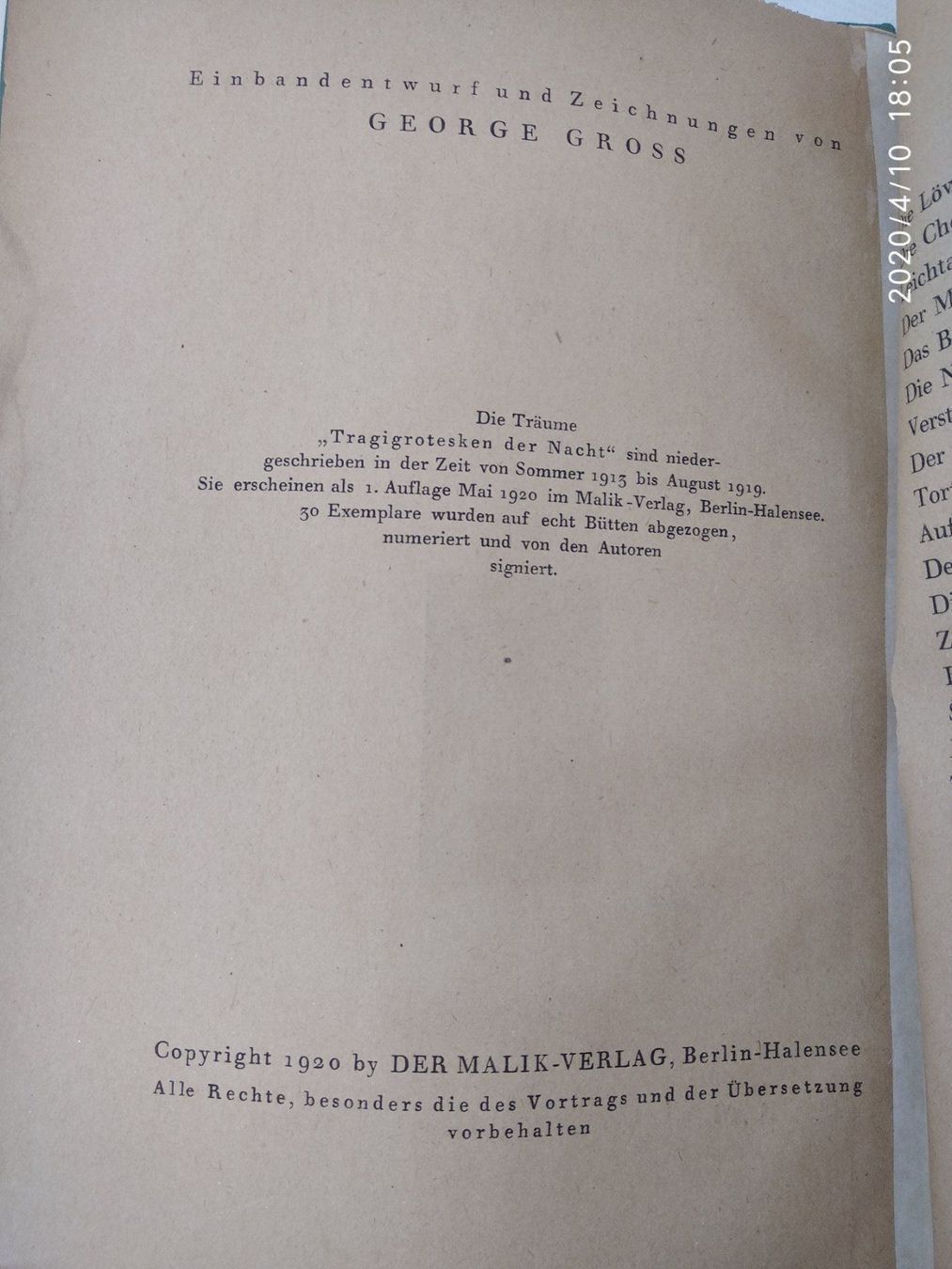 Bücher: GEORGE GROSZ - WIELAND HERZEFELD – Gebraucht aus Goldach von Gaip 7