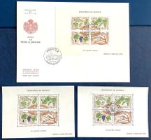 1987 Monaco Die Vier Jahreszeiten FDC + Block  n.34 ** + ET