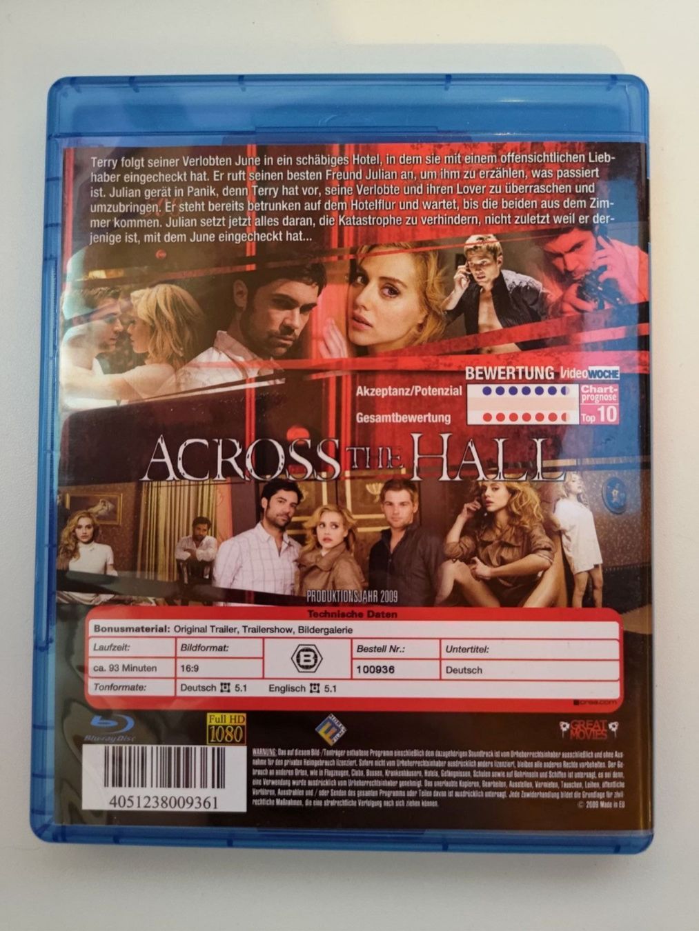 Tutti i DVDs: Across the Hall – Usato da Liestal venduto da Kratzilla 2