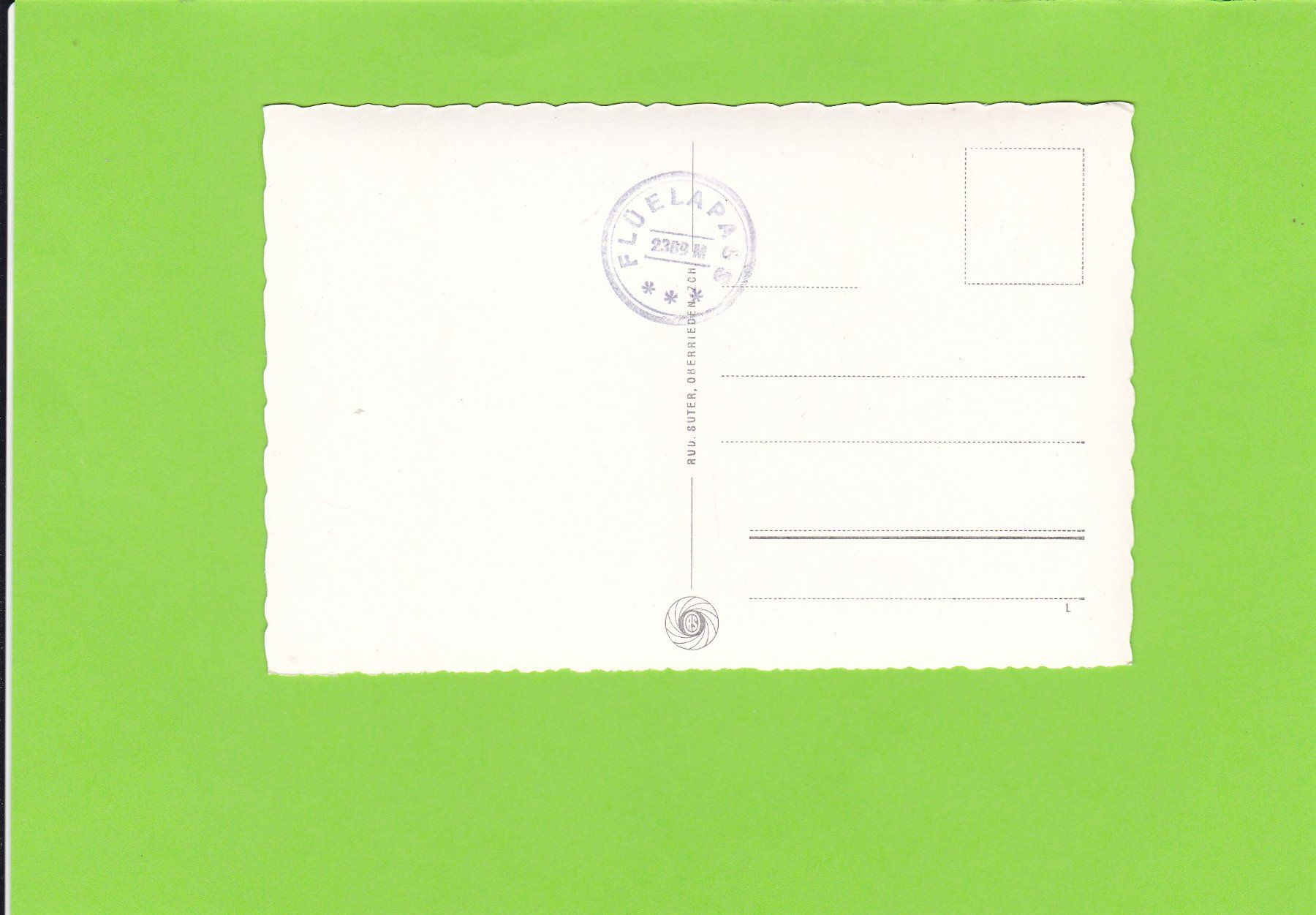 Cartoline postali: Flüela-Hospiz – Usato da St. Peterzell venduto da neckertal 1