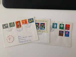 Pro Juventute und Pro Patria ET teilweise Stempel Räterschen