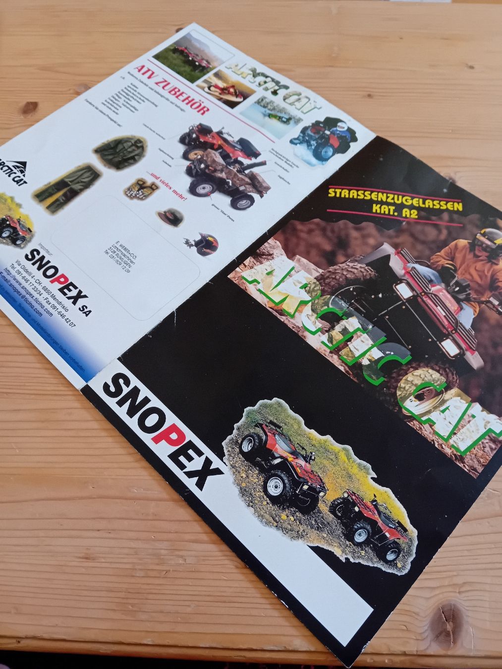 Documenti: Arctic Cat ATV Quad Prospekt CH Version – Usato da St. Urban venduto da volvodreamer 1