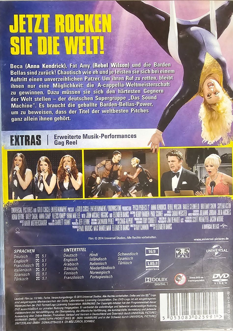 Tutti i DVDs: Pitch Perfect 2 – Usato da Wahlen b. Laufen venduto da Cg10 1