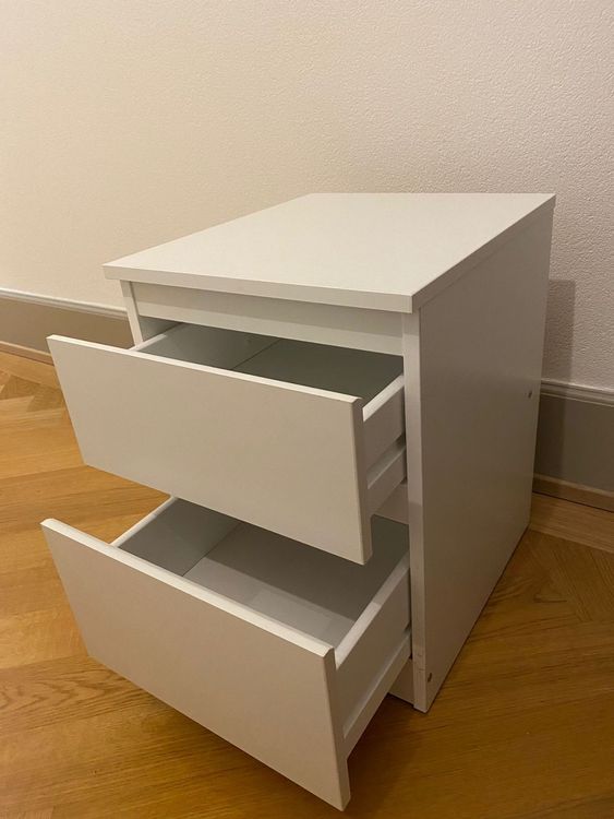 IKEA - KULLEN Kommode Mit 2 Schubladen, Weiß, 35x49 Cm | Kaufen Auf Ricardo