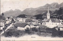 ALBEUVE, vue sur le village