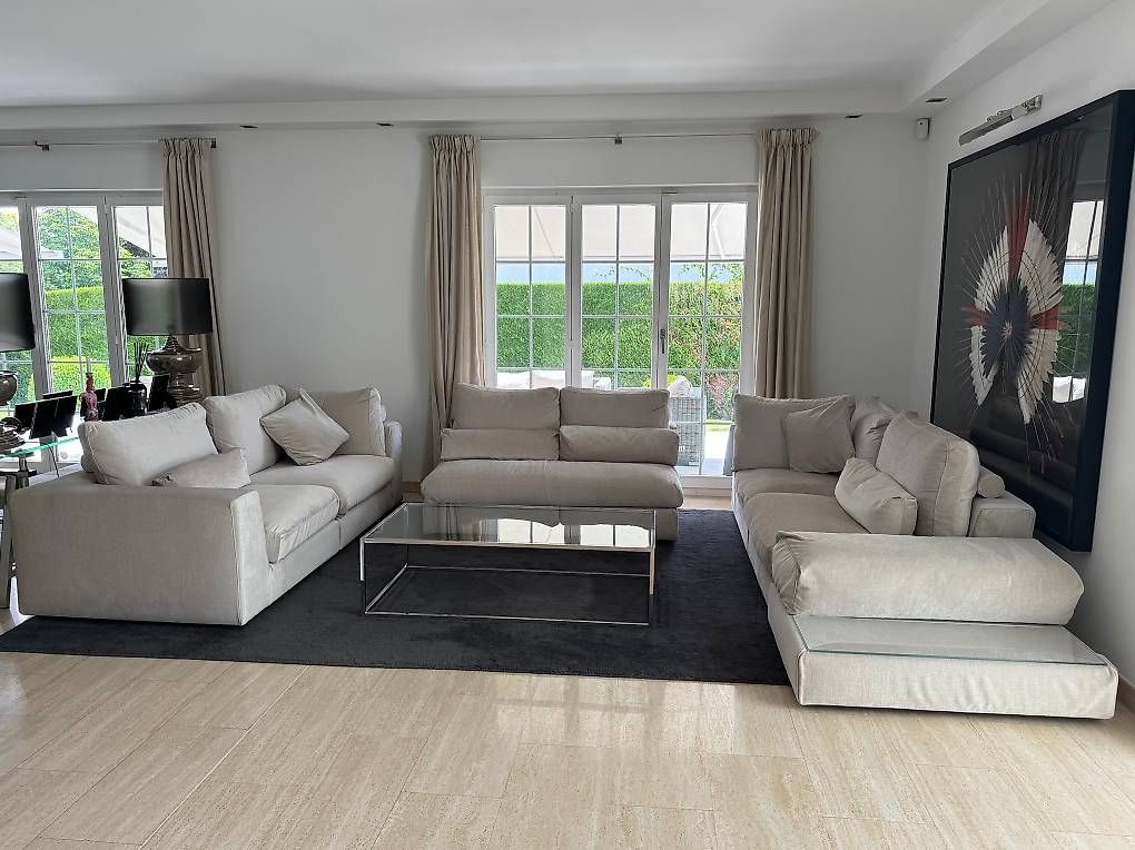 Divani: Canapes Alberta Dehoussables Beige Anti-tache – Usato da Coppet venduto da Jasjas1