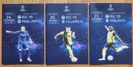 YB: Matchprogramme Champions League 2021/22 (Heimspiele)