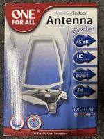 Antenne intérieure amplifiée TNT/DVB‑T, DAB et FM