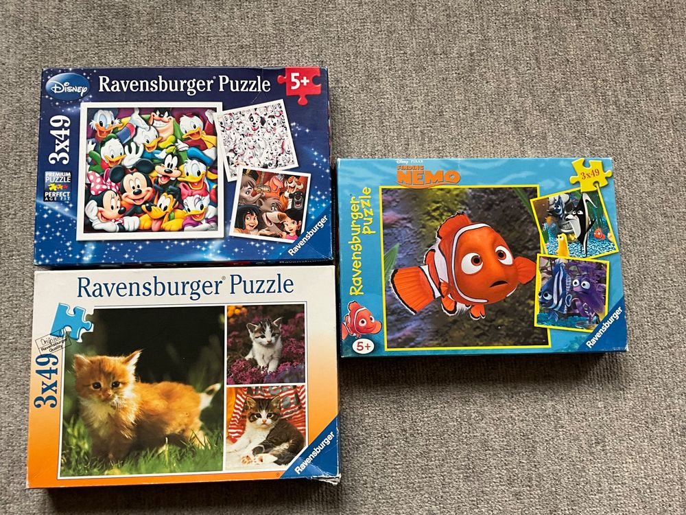 3 Puzzle für Kinder ab 5 Jahren | Kaufen auf Ricardo