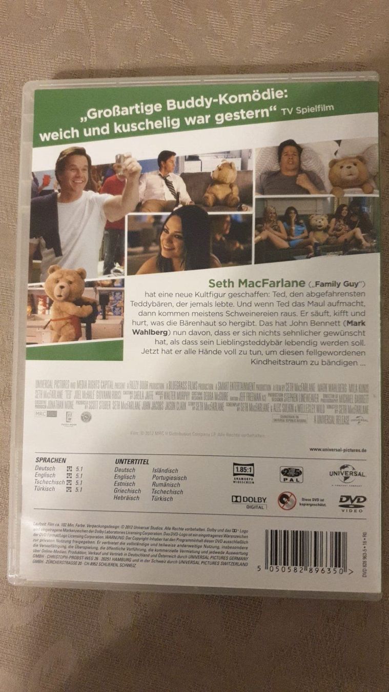 Tutti i DVDs: Ted – Usato da Zollikofen venduto da wir_verkaufen 1