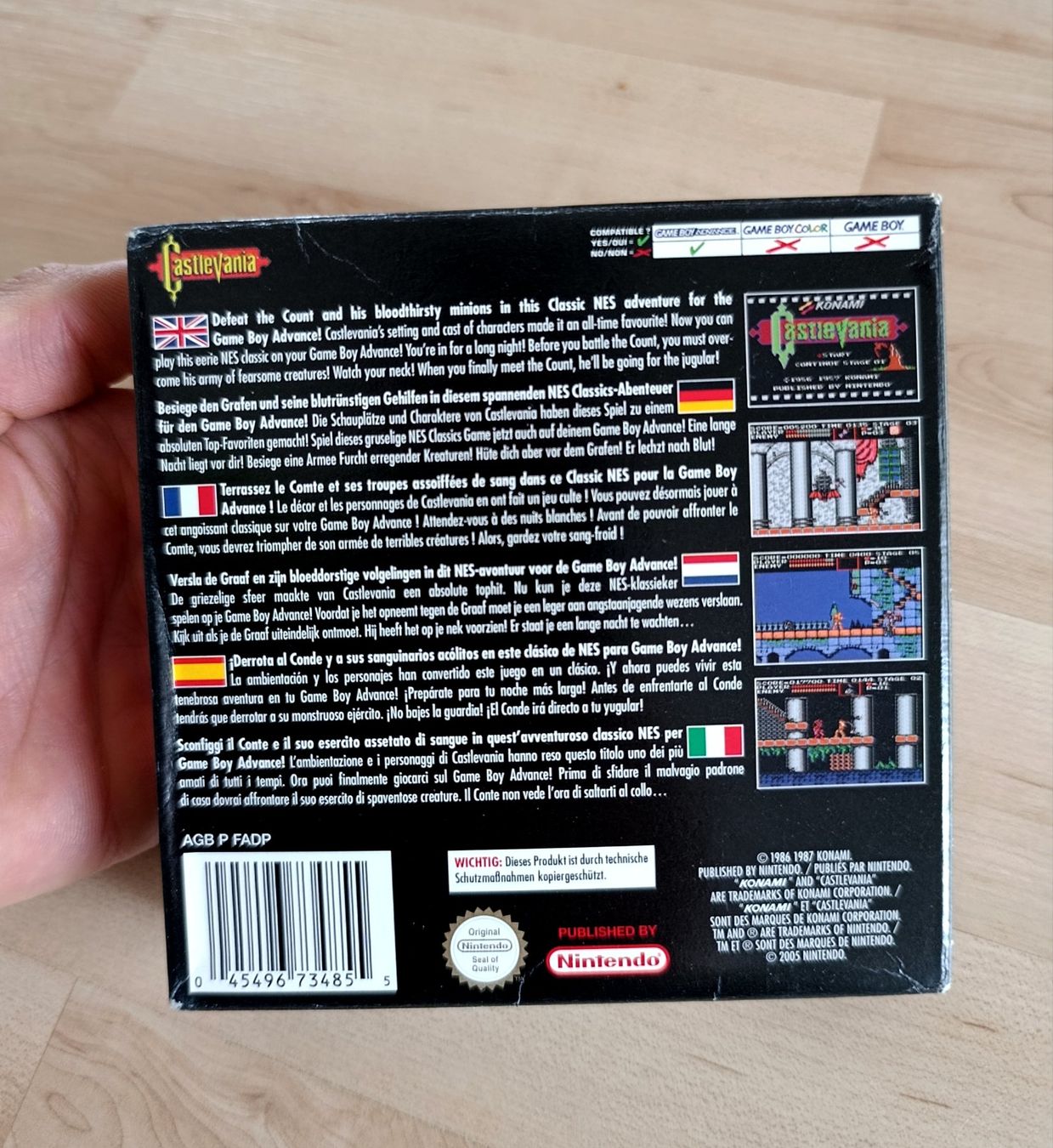 Nintendo Spiele: Castlevania Nes Classic Game Boy Advance CIB – Gebraucht aus Wil SG von Donaldus 4