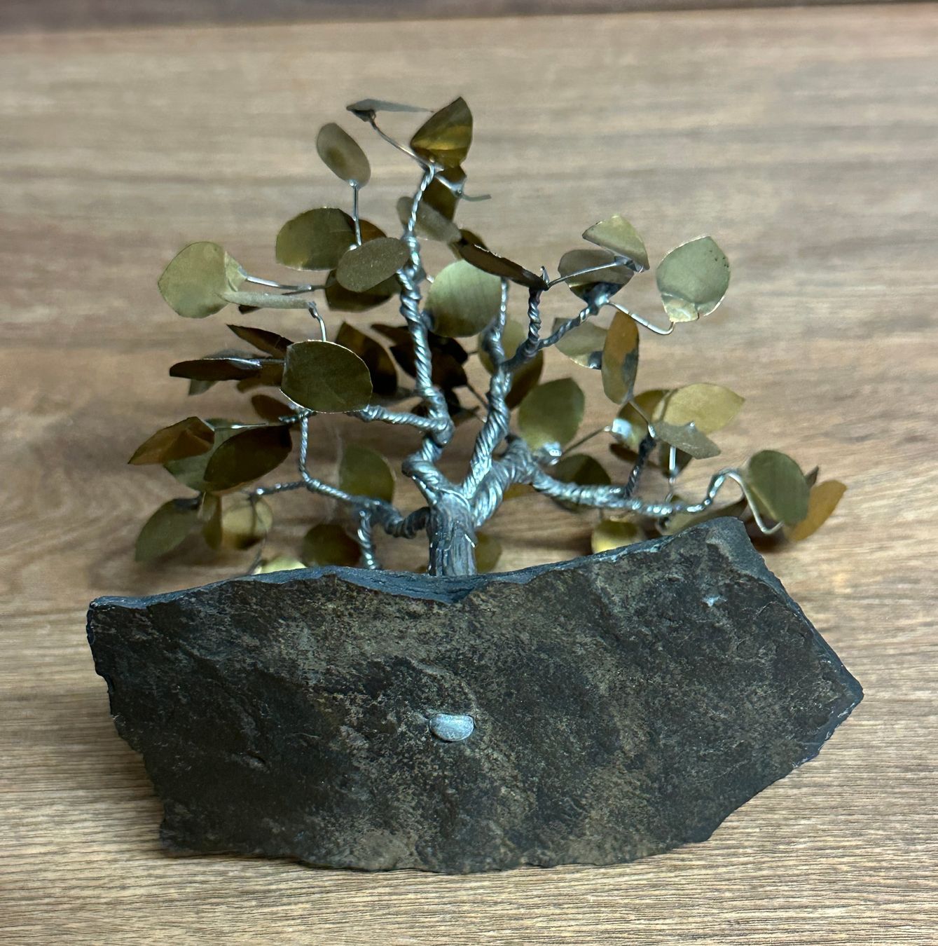 Tutte le decorazioni: Deko Baum Metallbaum Drahtbaum auf Steinplatte Herbstdeko – Usato da Nussbaumen AG venduto da olitech5415 2