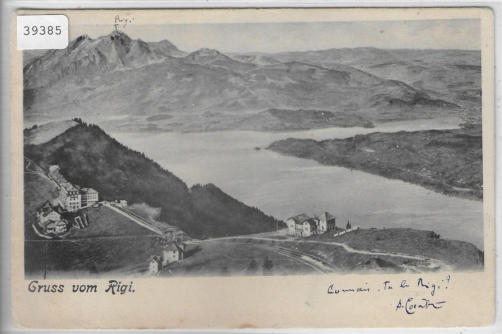 Cartes postales: Gruss vom Rigi – D'occasion à Ettingen par Kartenplanet