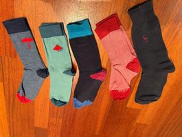 5 Paar Originelle Herrensocken Gr. 39-41 ca. , neuwertig
