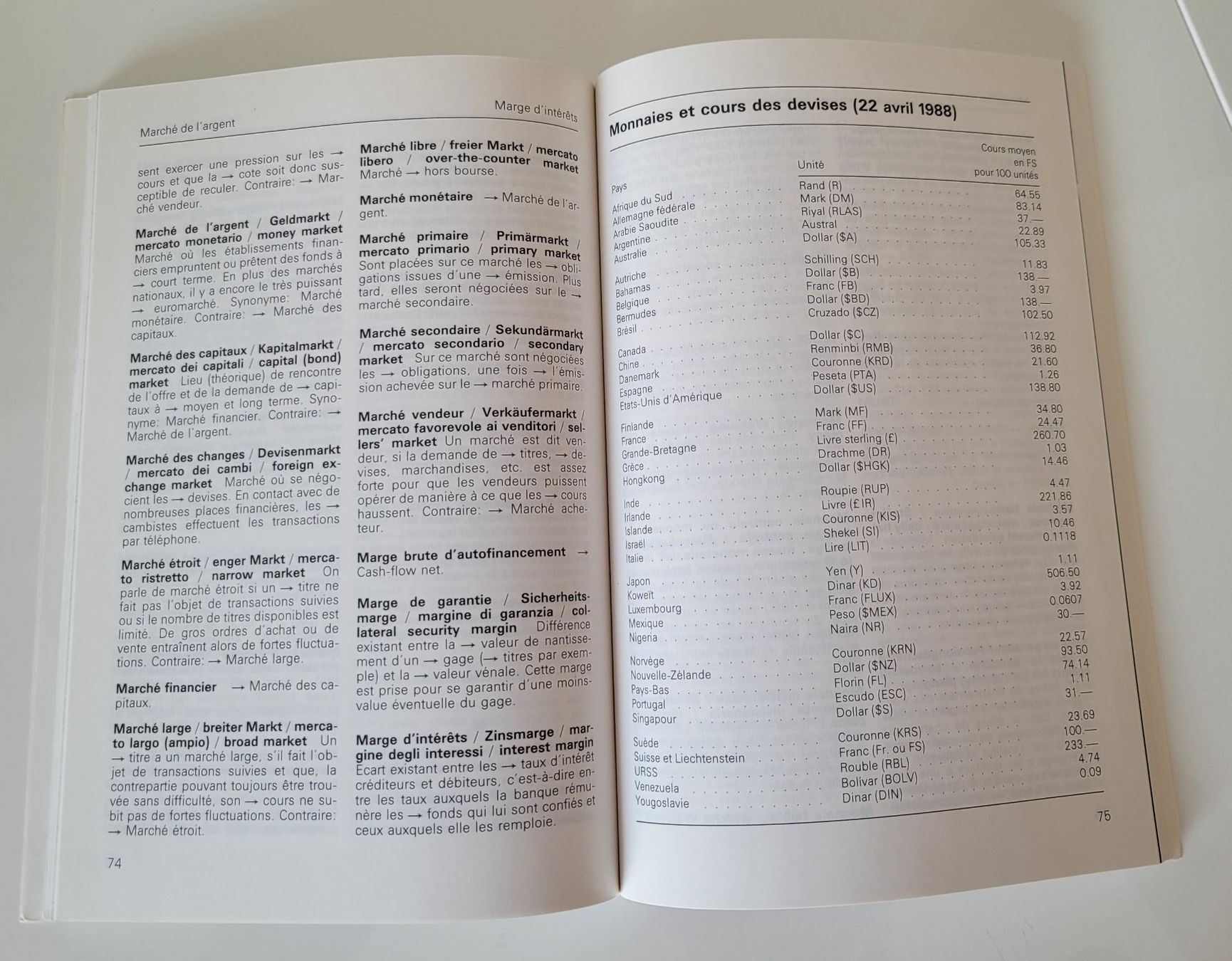 Libri: Lexique bancaire UBS Edition 1988 – Usato da Zürich venduto da fourpaws 6