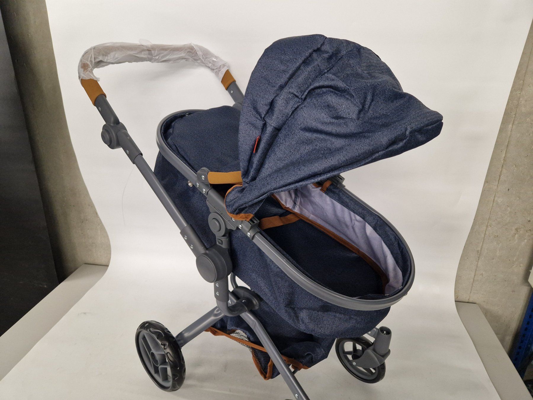 Knorr Toys Puppenwagen: KNORRTOYS Puppenwagen "Boonk" - dark blue – Neu (gemäss Beschreibung) aus Muhen von Restwert_Muhen