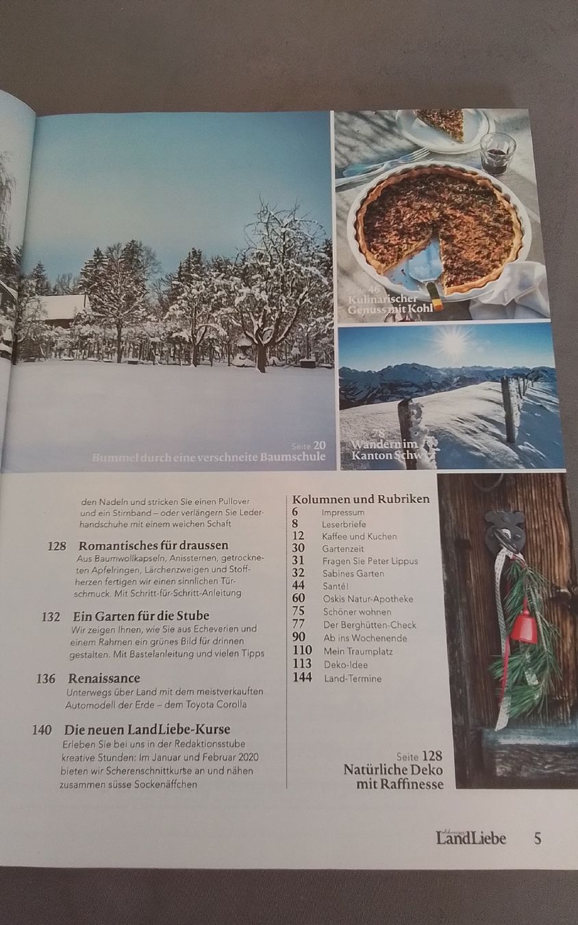 Riviste & Magazine: Schweizer Landliebe Januar, Februar 2020 – Nuovo (secondo la descrizione) da Würenlingen venduto da puntala 2
