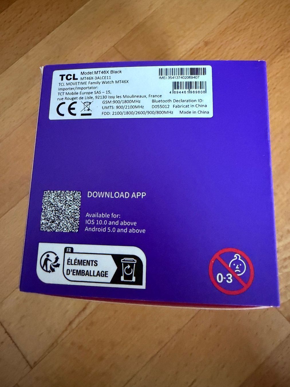 Smartwatch: Montre connectée TCL Movetime MT46 noire – Neu und originalverpackt aus La Tour de Peilz von superniconico 2