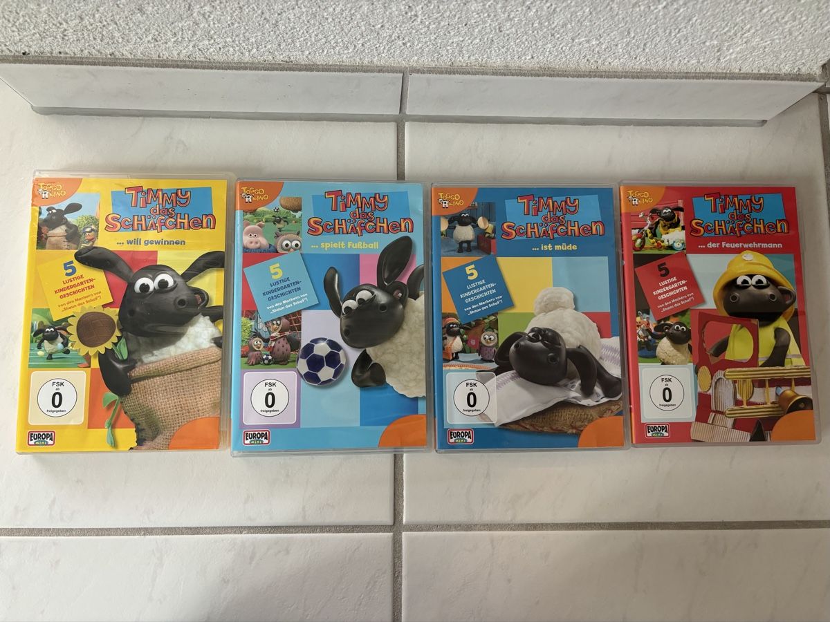 Alle DVDs: 4 DVD Timmy das Schäfchen – Gebraucht aus Uetikon am See von Winnieclaudia
