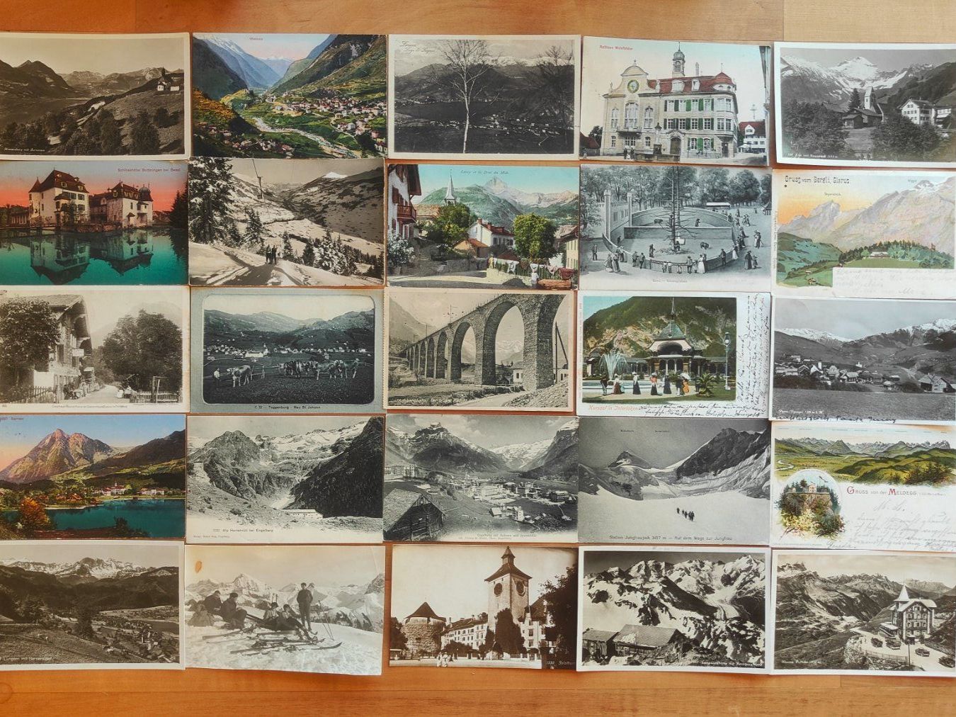 Cartes postales: Super Posten, Lot mit 170 kleinformatigen CH Ansichtskarten – D'occasion à St. Erhard par Chaeferli6 4