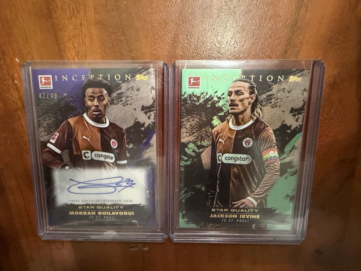 Cartoline: FC St. Pauli Autogrammkarten: Guilavogui & Irvine – Nuovo (secondo la descrizione) da Rümikon AG venduto da butti3
