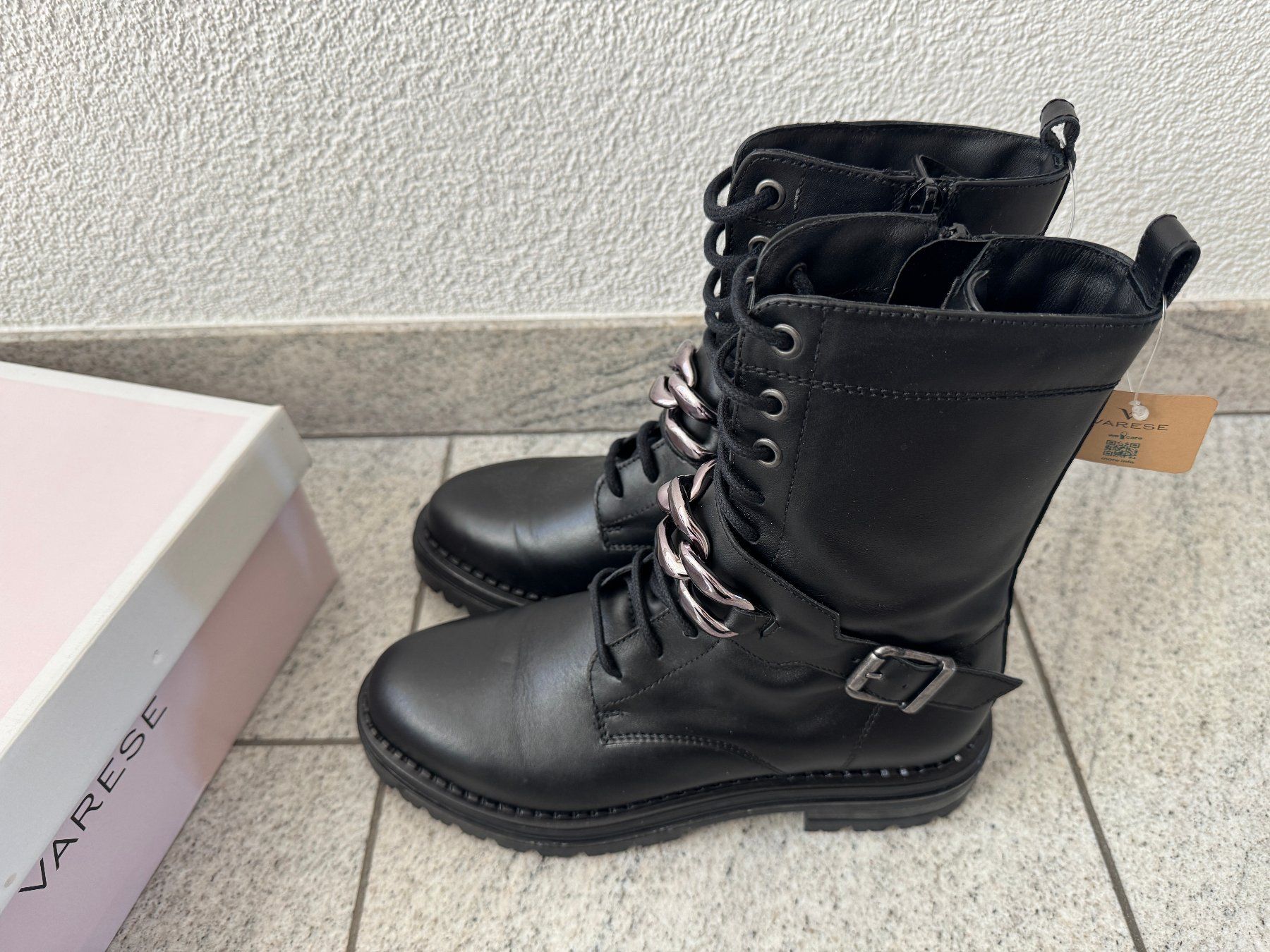 Damenschuhe: Neu** Leder Stiefel Varese – Neu und originalverpackt aus Zollikon von Krenapf 7