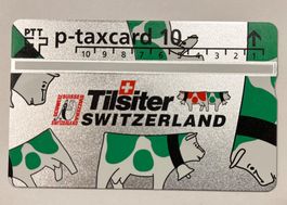 p-taxcard 10.- Tilsiter Switzerland - Grün
