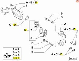 Bremsbeläge vorne Alfa Romeo Mito 77366134 / 77365543