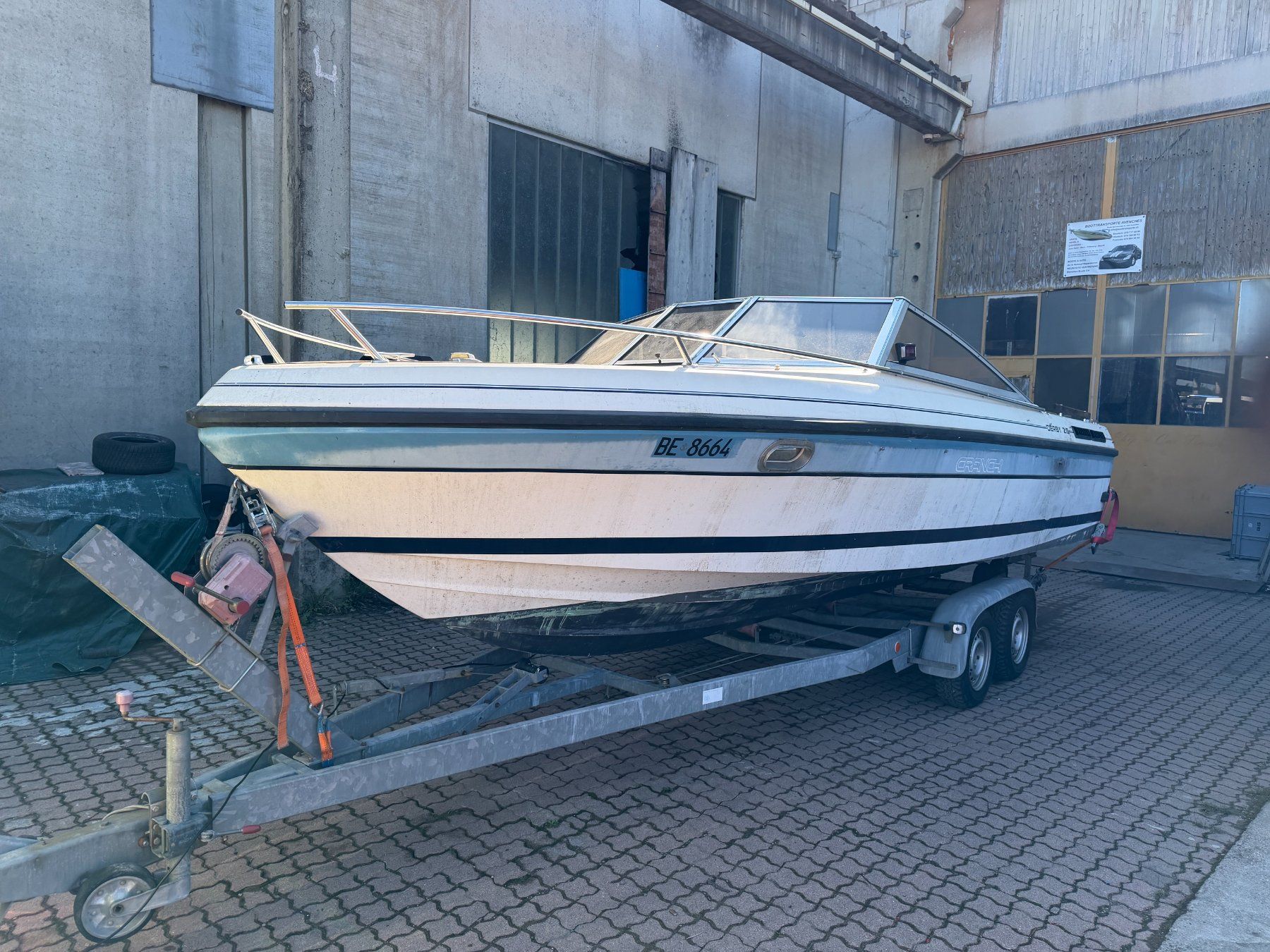 Cranchi Boote: CRANCHI DERBY 216 SPORT BOOT – Gebraucht aus Avenches von BOOTTRANSPORTE