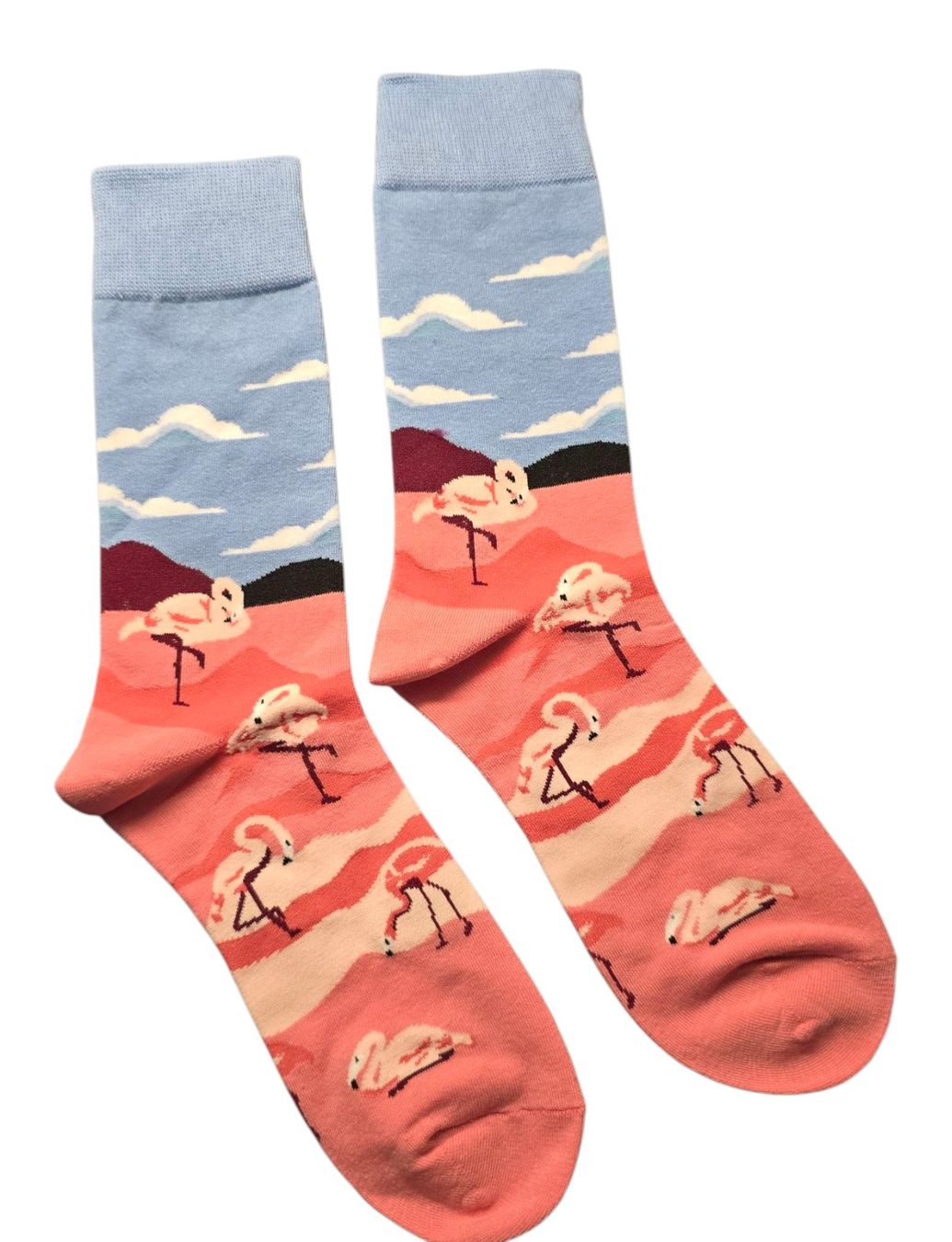 Calze: Socken Flamingos – Nuovo e nell'imballaggio originale da Zürich venduto da amysmith