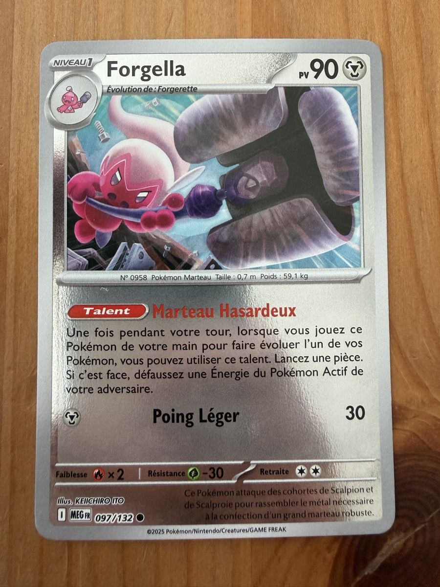 Pokémon Carte collezionabili: Forgella (MEG097) – Nuovo (secondo la descrizione) da Vevey venduto da Matx