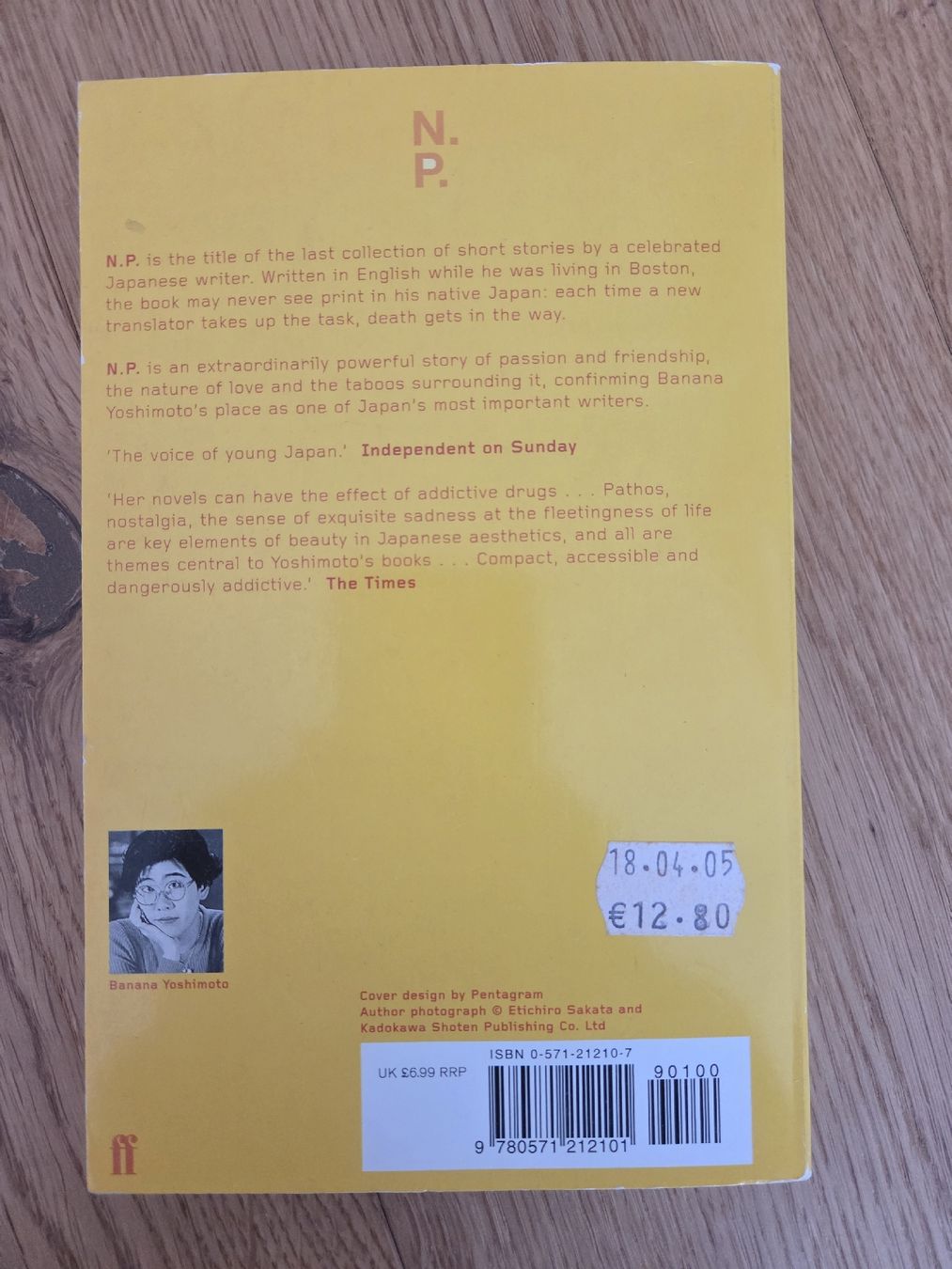 Bücher: Banana Yoshimoto N.P. Novel  – Gebraucht aus Bern von Everest17 1