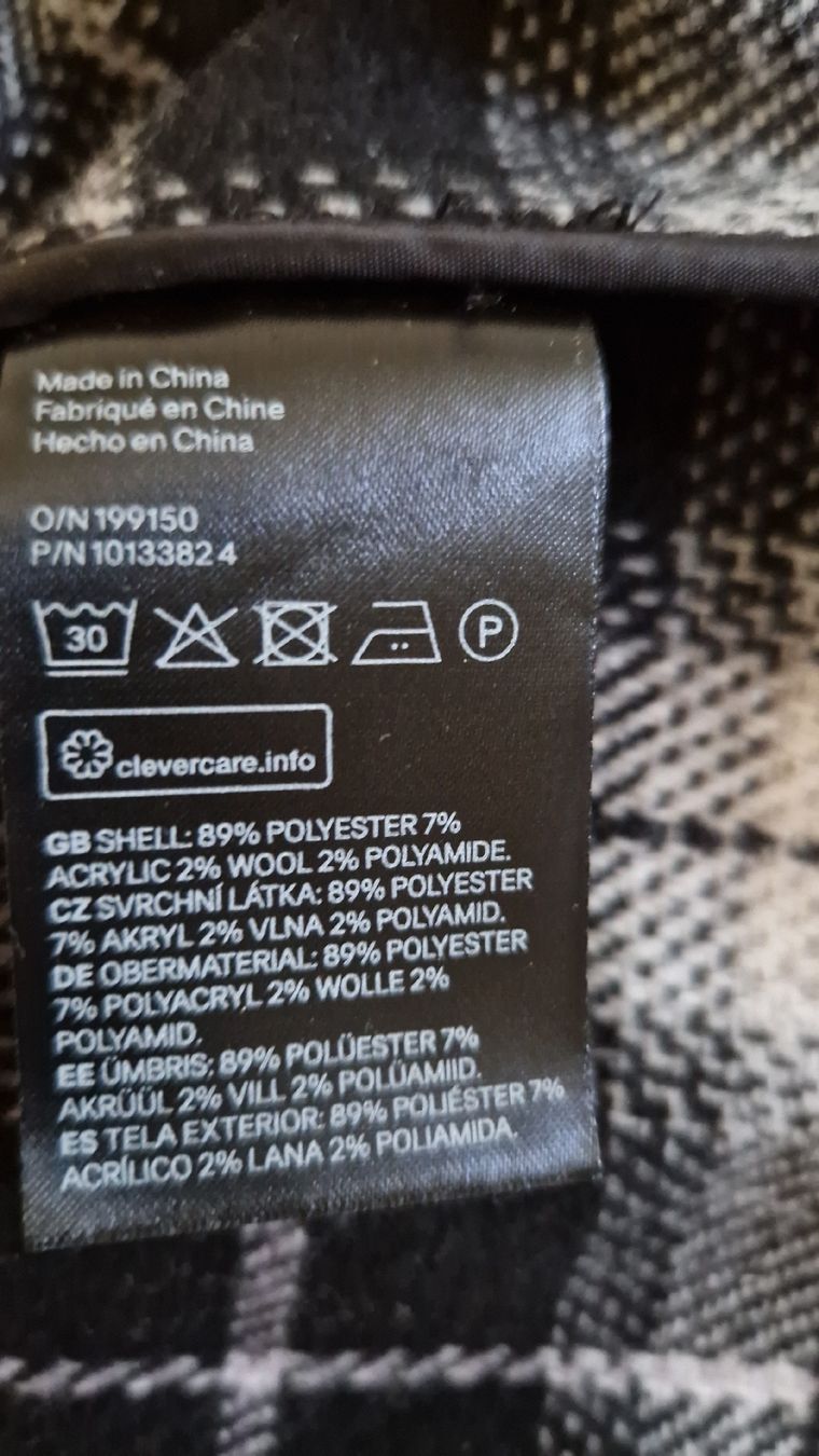 H&M Gilet & Giacche: Schwarz-weiss-karierte Flanell-Weste – Nuovo (secondo la descrizione) da Oberengstringen venduto da Sheera7 6