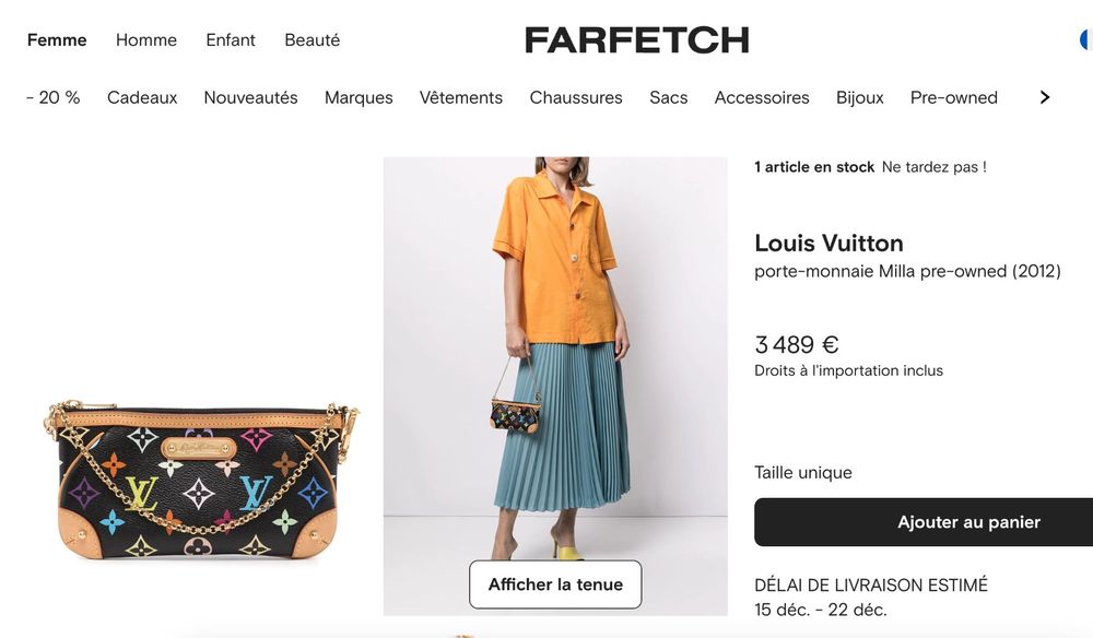 ❤️ Louis Vuitton Pochette Milla MM Multicolor 8