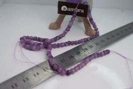 Lepidolith Würfel Facettiert  5mm   Strang TOPSTONE  RAR