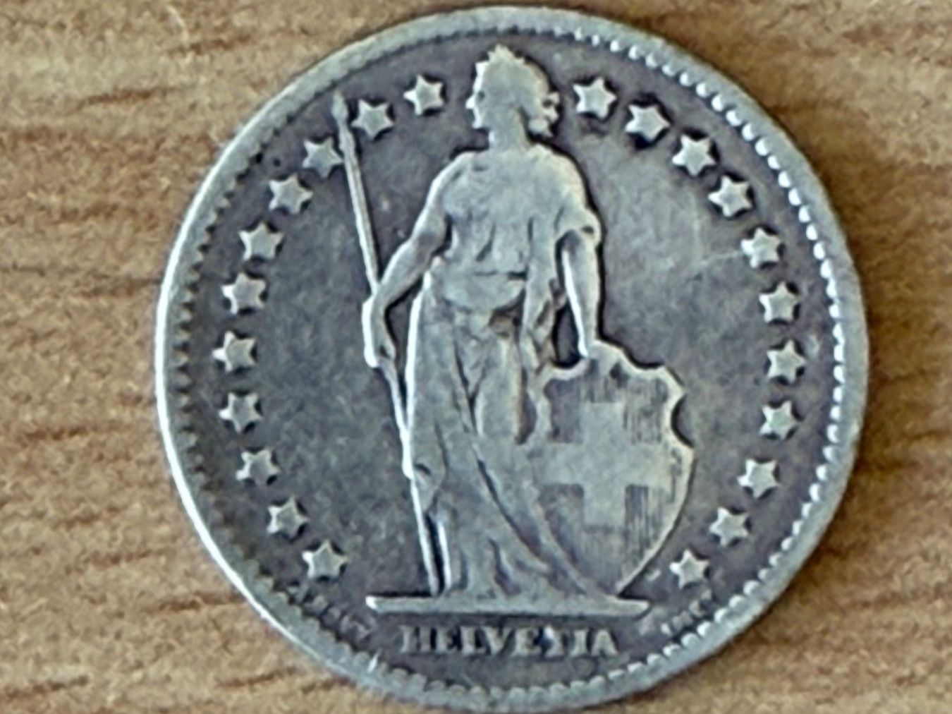 Alle Münzen: 1 Franken 1908 – Gebraucht aus Hinterkappelen von Numismatik3032 1