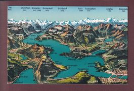 VIERWALDSTÄTTERSEE - Vogelschau