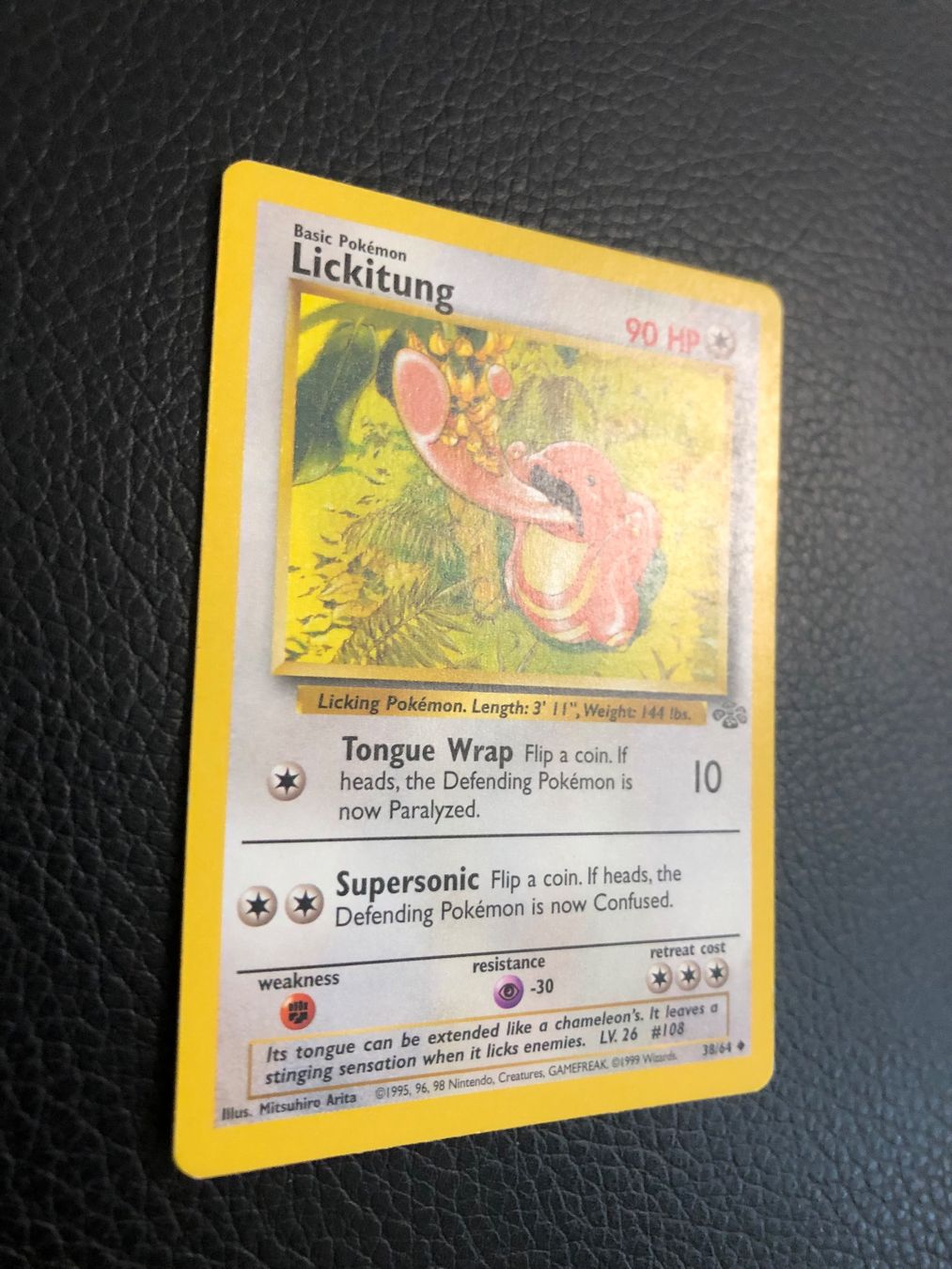 Pokémon Carte collezionabili: 1999 Jungle Lickitung 38/64 Ab 1 – Usato da Paradiso venduto da Pkmn10 1