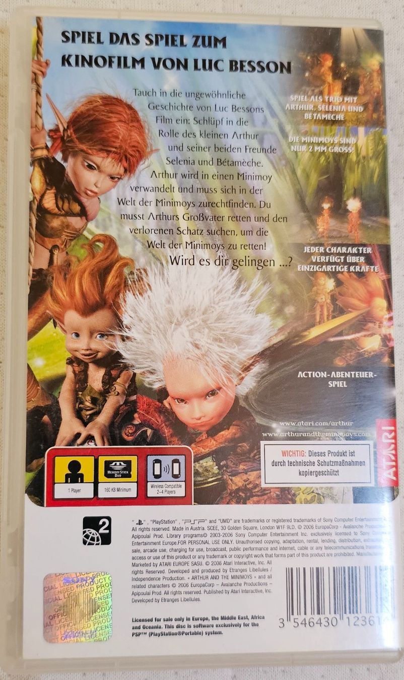 Sony Jeux: PSP Spiel - Arthur – D'occasion à La Garde par The_Hammer76 1