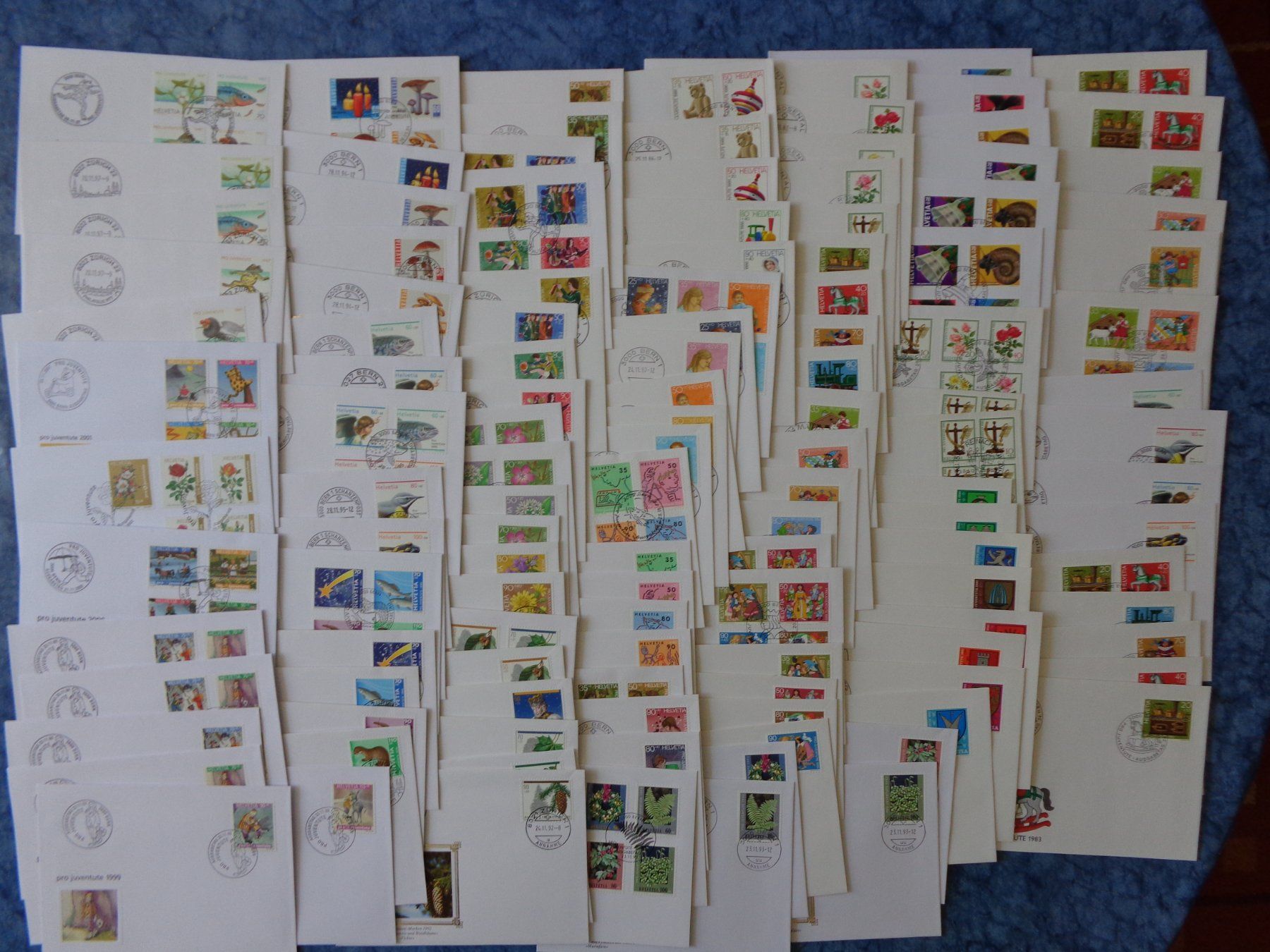 Tutti i francobolli: RIESIGER NACHLASS SCHWEIZ  ca 1200 FDC    nur ab 1.- – Usato da La Chaux-de-Fonds venduto da luckyblondo10 7