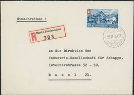 1945 - Pro Patria - Brief - EF