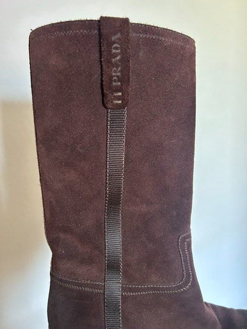 Prada Scarpe da donna: Prada Stiefel, Wildleder, Westernstyle – Usato da Zürich venduto da vignalespider 2