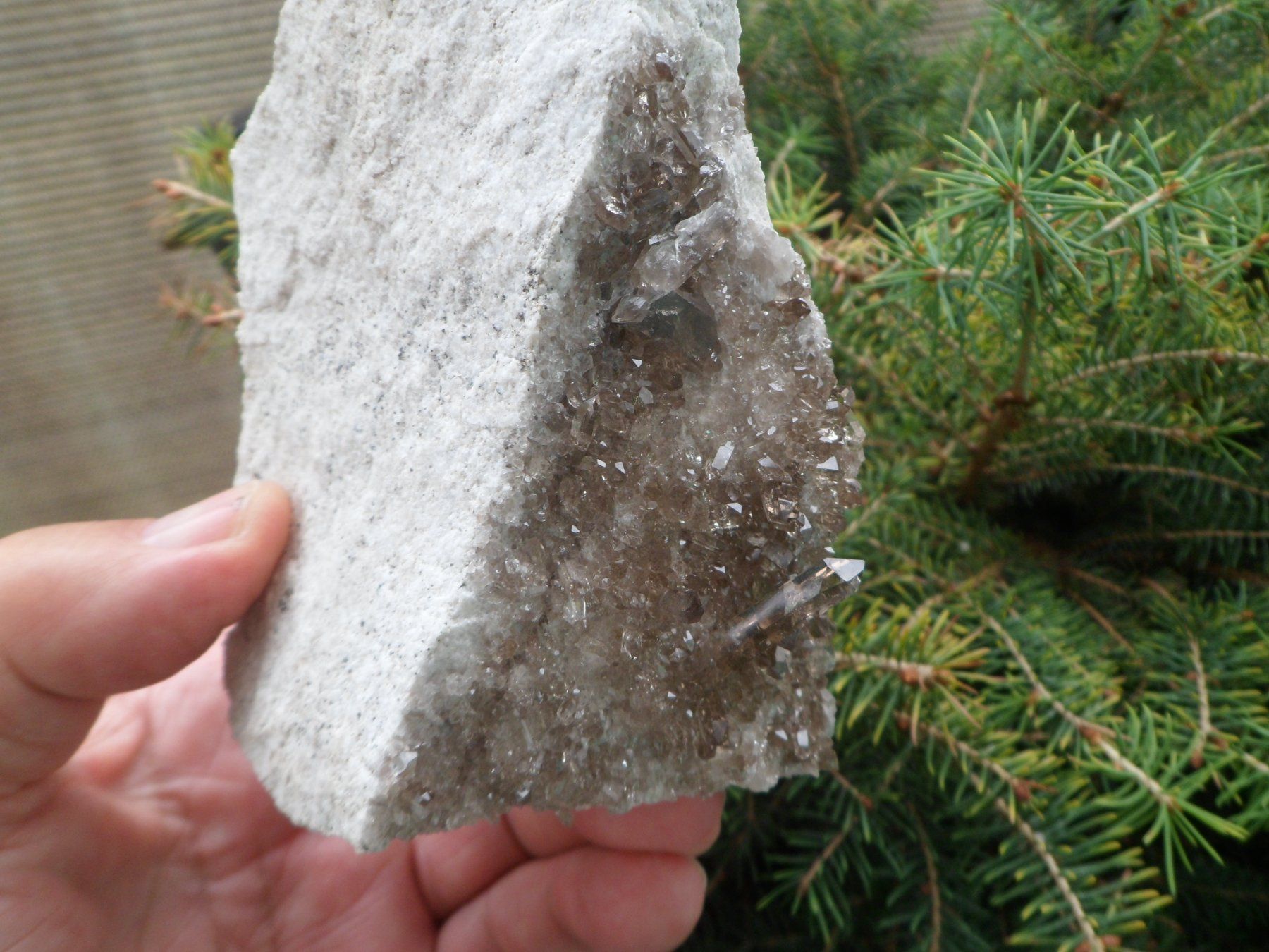 Mineralien & Heilsteine: Rauchquarz auf 2 Seiten. Schweiz – Gebraucht aus Affoltern am Albis von Fossil60 3