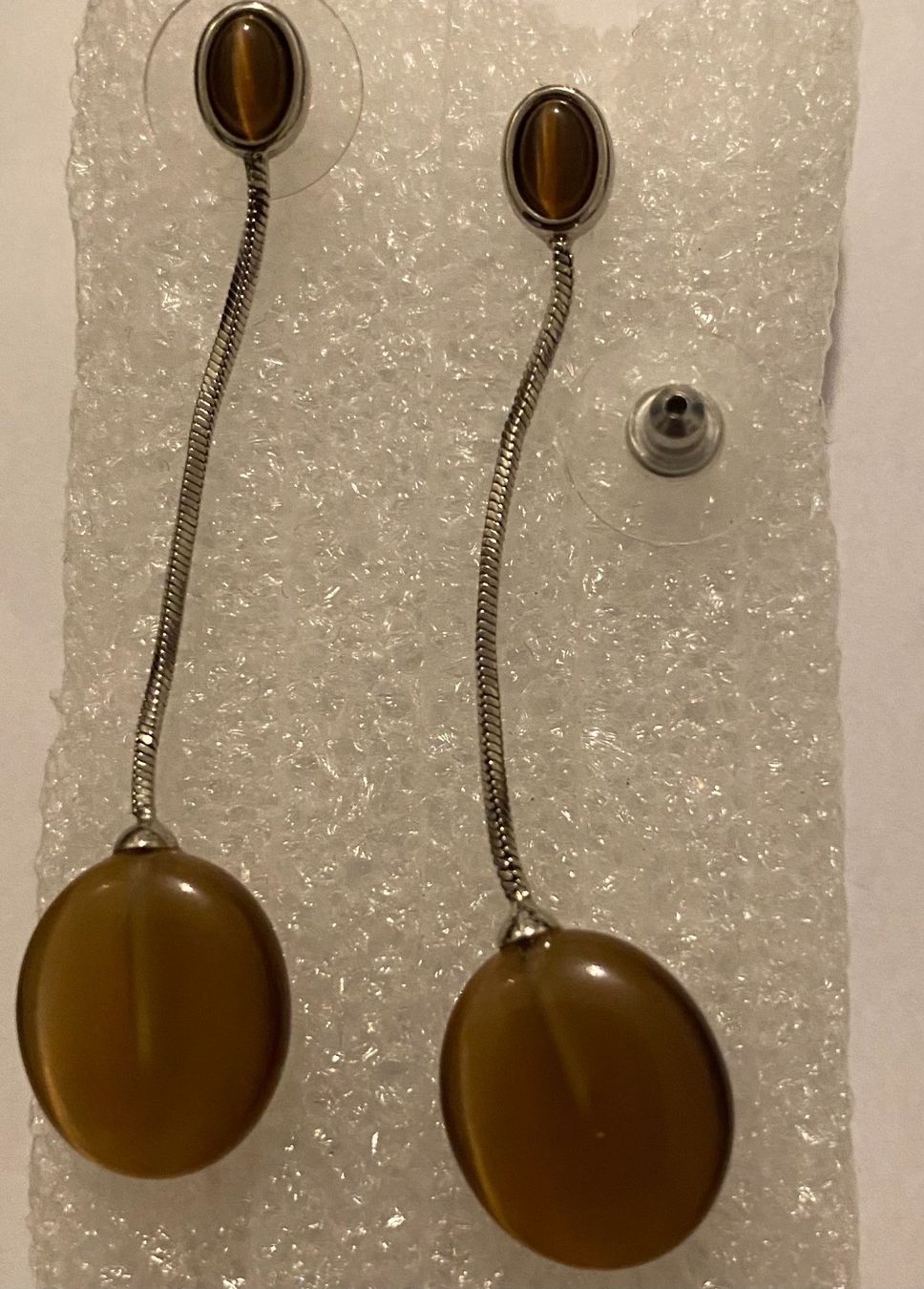Orecchini pendenti & Orecchini a lobo: Ohrringe Silberfarbe mit stene – Usato da Pfungen venduto da Outlet64 2