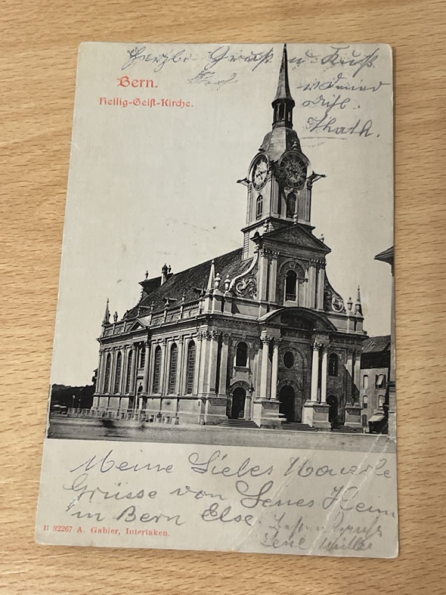 Cartoline postali: Alte Ansichtskarte Bern Heiliggeistkirche, ca. 1905 Top! – Usato da Hinwil venduto da Chuan2