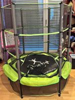 Trampoline Trampolin grün